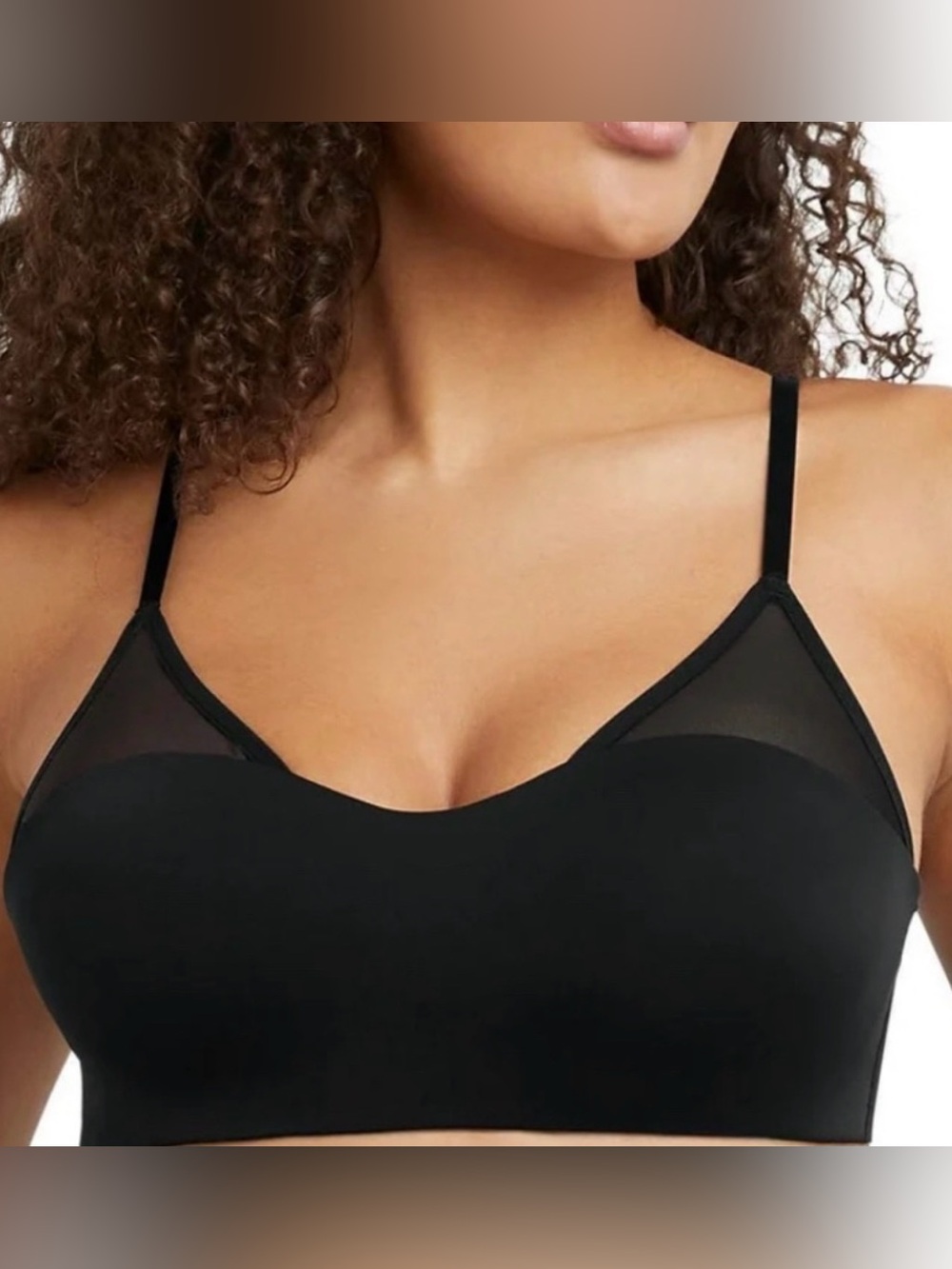 Maidenform Women’s Lightly Lined Bralette Convertible Shoulder Straps Medium